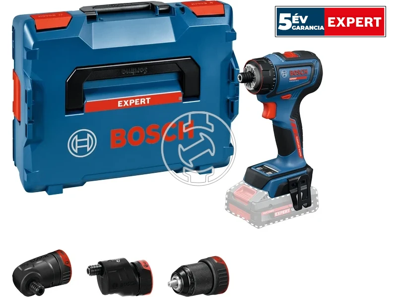 Bosch EXSR18V-90FC akkus fúrócsavarozó bitbefogással 18 V | 36 Nm/65 Nm | Szénkefementes | Akku és töltő nélkül | L-Boxx-ban