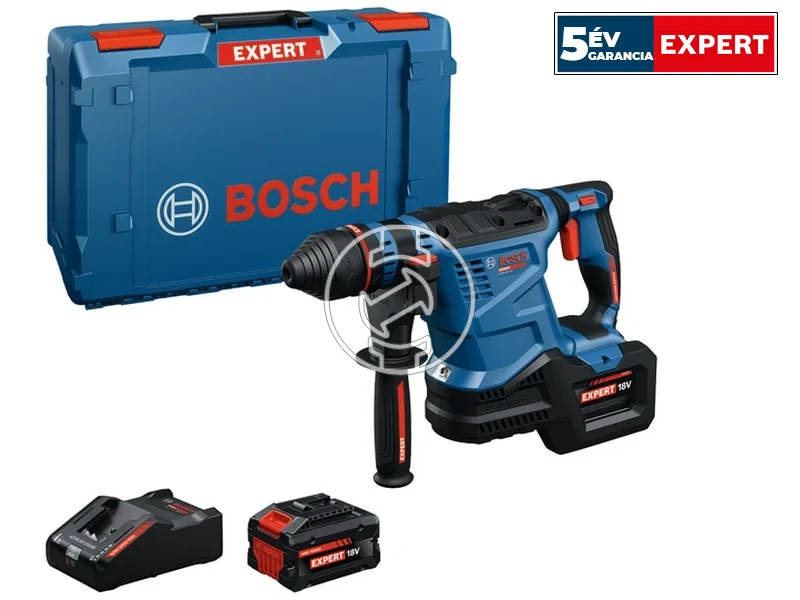 Bosch EXBH18V-32F akkus fúró-vésőkalapács 18 V | 4,5 J | Betonban 32 mm | 4,2 kg | Szénkefementes | 2 x 8 Ah akku + töltő | XL-Boxx-ban