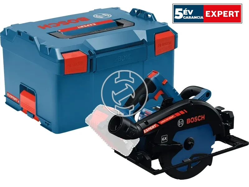 Bosch EXKS18V-68 GX akkus körfűrész 18 V | Körfűrészlap 190 mm x 30 mm | Vágás max. 68 mm | Szénkefementes | Akku és töltő nélkül | L-Boxx-ban