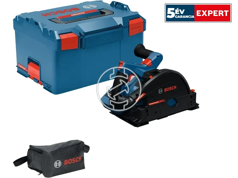 Bosch EXKT18V-52 G akkus merülő körfűrész 18 V | Fűrészlap 140 mm x 20 mm | Vágás max. 52 mm | Akku és töltő nélkül | L-Boxx-ban
