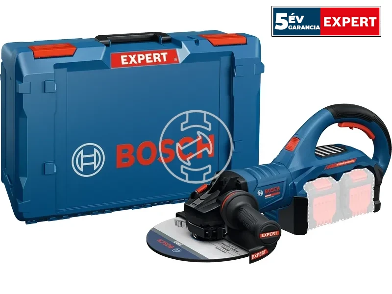 Bosch EXWS18V2-230P akkus sarokcsiszoló 2 x 18 V | 230 mm | 0 - 5000 RPM | Szénkefementes | Akku és töltő nélkül | XL-Boxx-ban