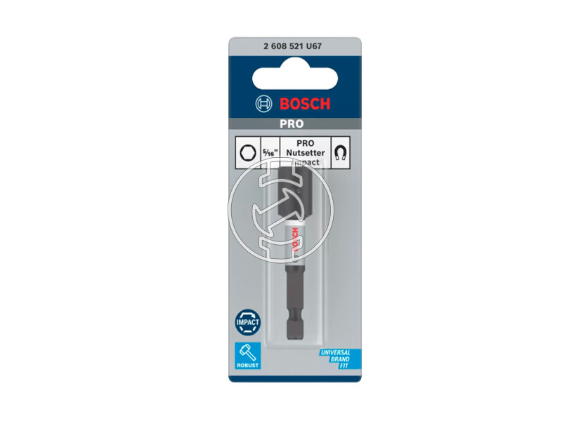Bosch PRO Nutsetter Impact gépi dugókulcs 5/16 x 65 mm, 2 9/16 x 65 mm, 2 db