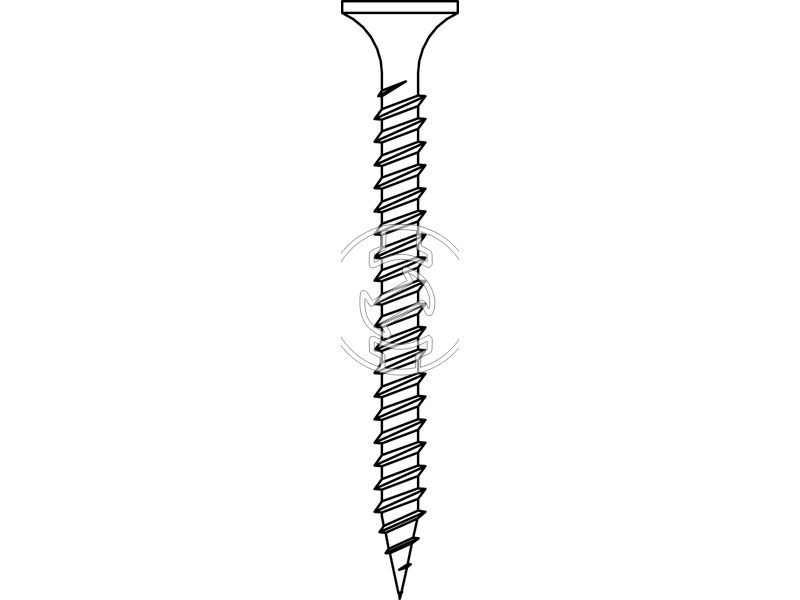Senco 3,9x35 mm gipszkarton csavar könnyű fémprofilhoz 39B35MP