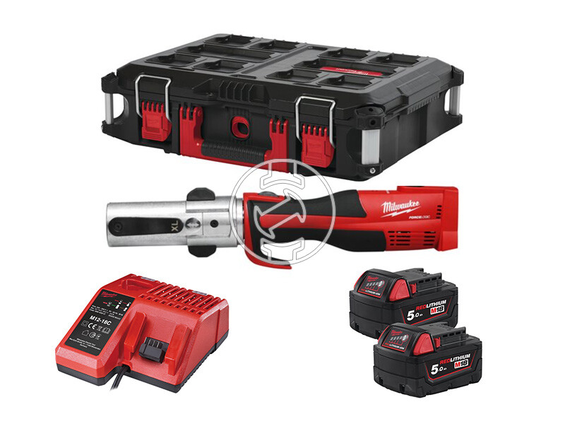 Milwaukee M18BLHPTXL-502P akkus hidraulikus présgép
