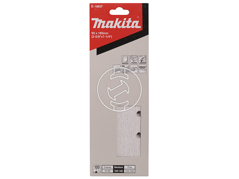 Makita 93 x 185 mm rezgőcsiszoló papír 10 db