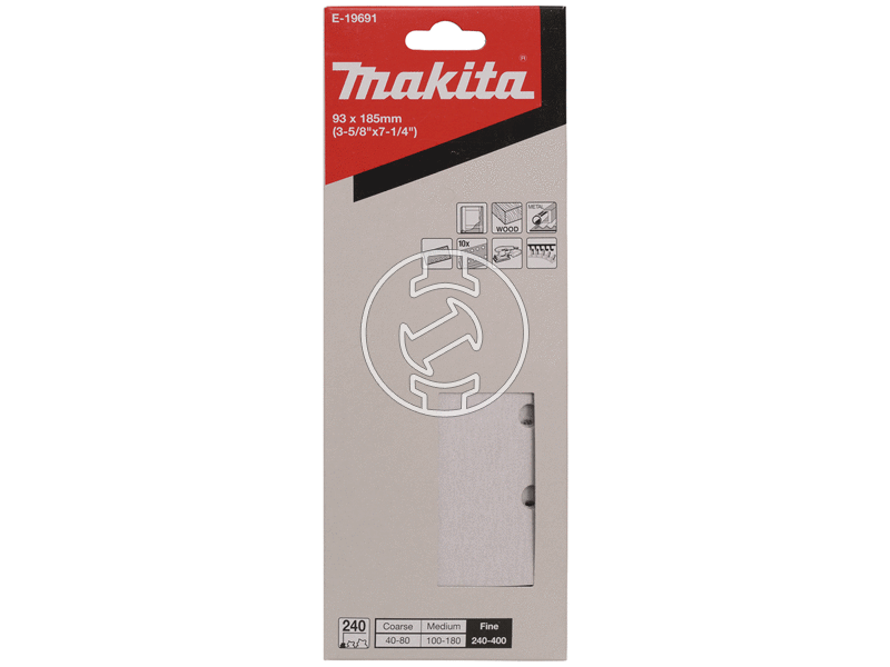 Makita 93 x 185 mm rezgőcsiszoló papír 10 db