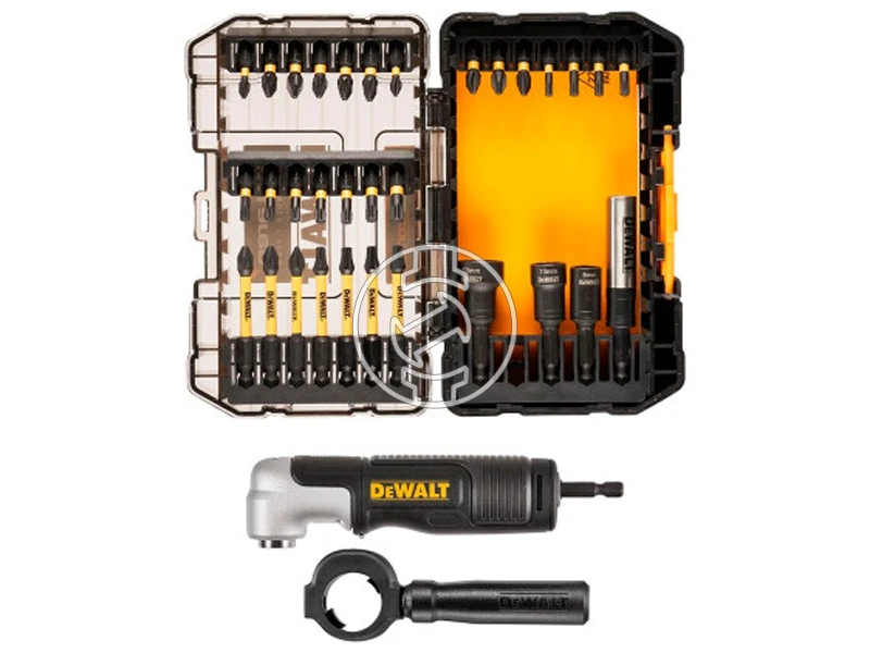 DeWalt McLaren szerszám készlet sarokfúró adapterrel
