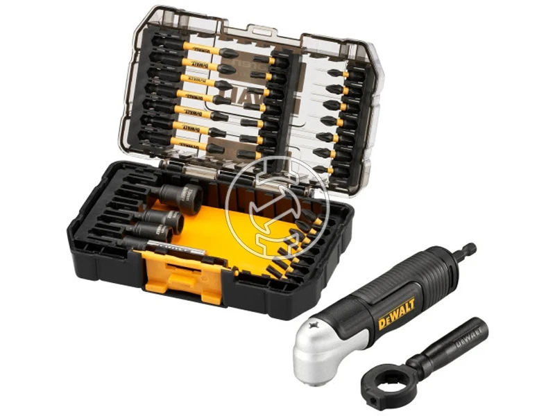 DeWalt McLaren szerszám készlet sarokfúró adapterrel