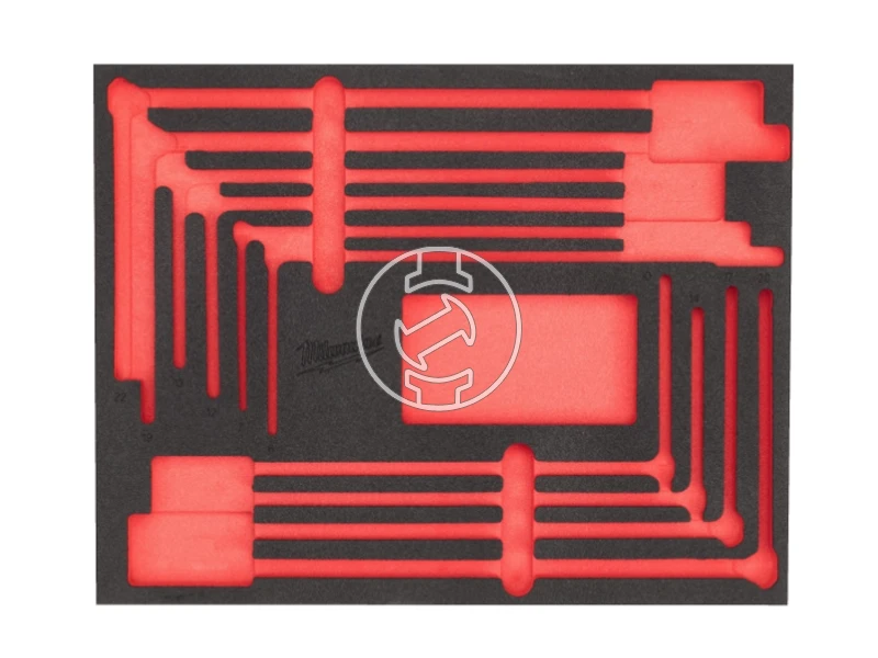Milwaukee szivacsbetét kofferhez 8 részes T-kulcs készlethez