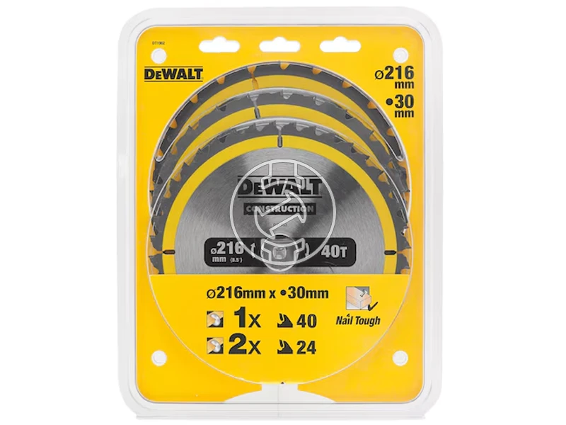 DeWalt DT1962 körfűrészlap készlet 216mm