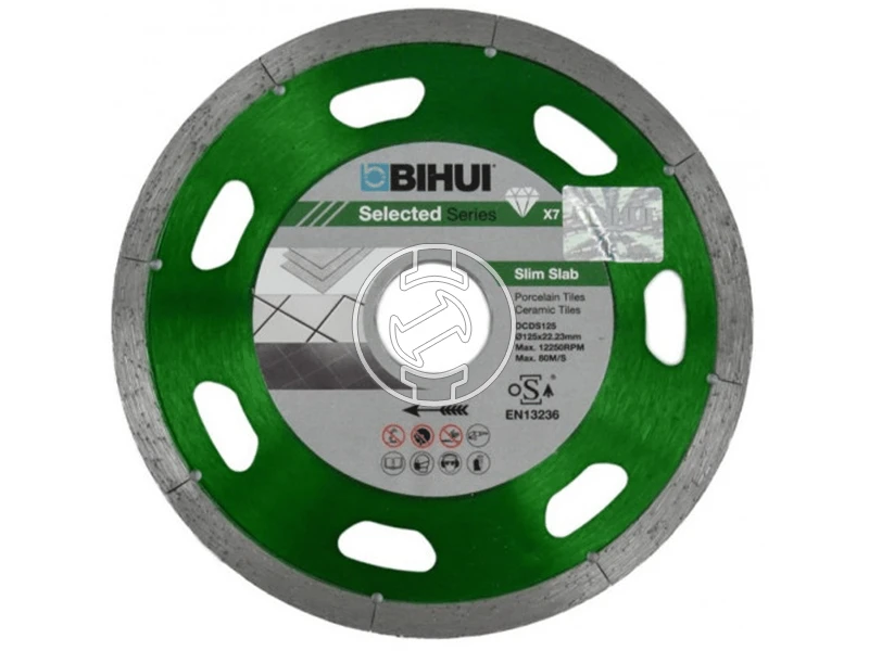Bihui gyémánt vágótárcsa 125 x 22,23 mm