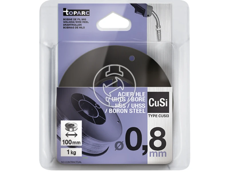 GYS CuSi3 0,8mm rézbevonatos hegesztőhuzal MIG géphez