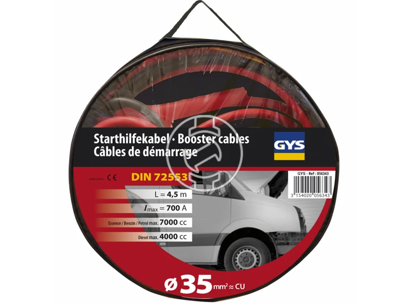 GYS 700A - 35mm2 2x4,5m indítókábel
