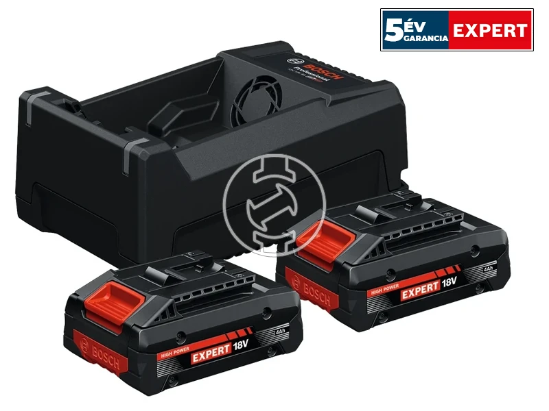 Bosch EXPERT akkumulátor és töltő szett 18 V | 4 Ah