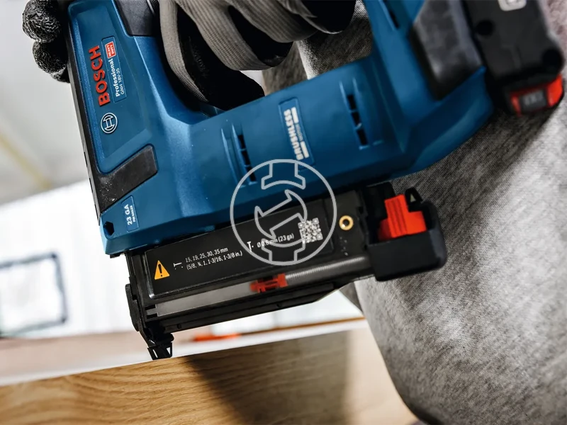 Bosch PRO fejnélküli szeg GNH 18V-35 szögbelővőhöz, PN23 G Pin, horganyzott, 15 mm, 10000 db