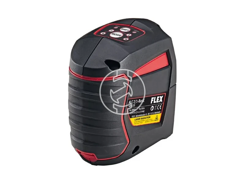 Flex ALC 2/1-basic Piros vonallézer Hatósugár jelfogóval: | 3 x elem | Kartondobozban