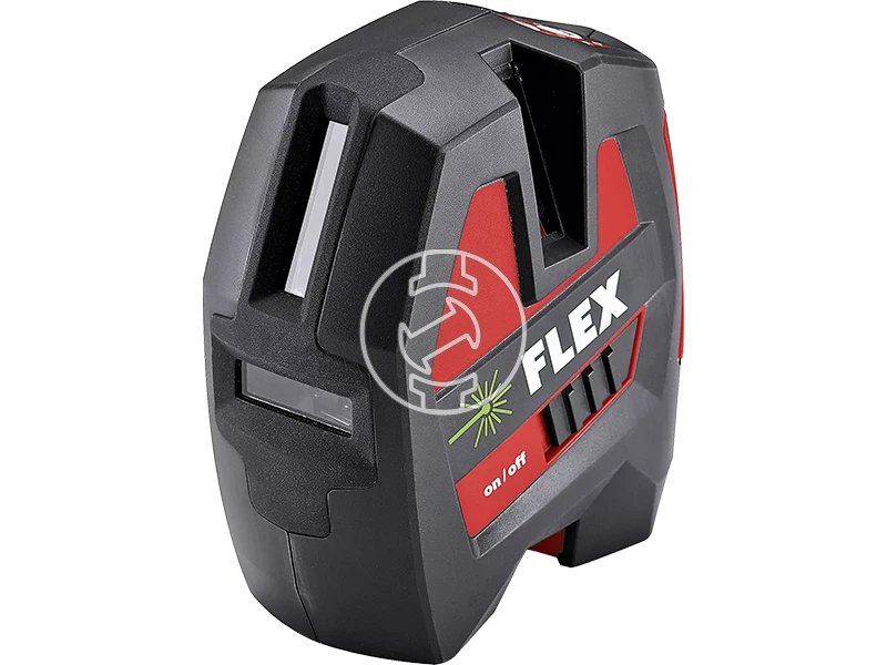 Flex ALC 3/1-G/R Zöld vonallézer Hatósugár jelfogóval: 0 - 70 m | Hálózati adapter/USB kábel | Kartondobozban