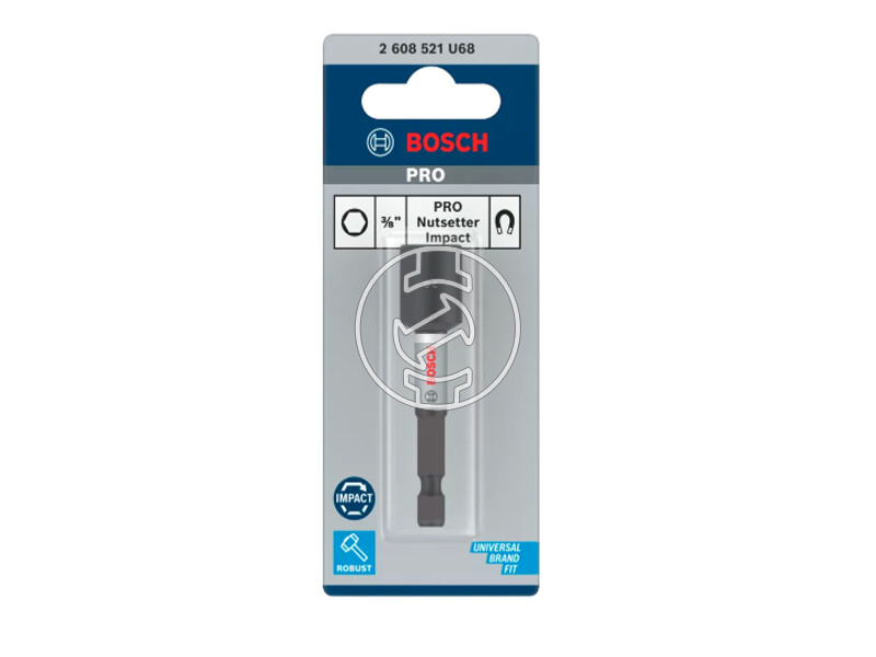 Bosch PRO Nutsetter Impact gépi dugókulcs 3/8 x 65 mm, 2 9/16 x 65 mm, 2 db