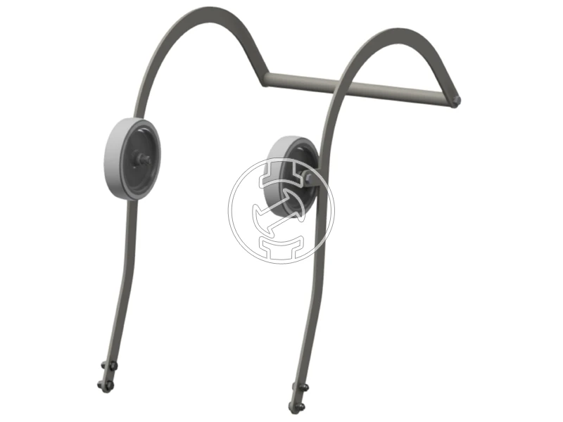 Zarges Tetőlétra kengyel kerékkel