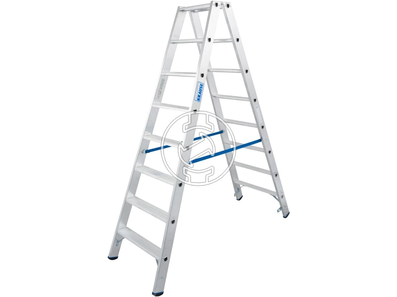 Krause két oldalon járható állólétra 2 x 8 fokos | 2,05 m | Alumínium