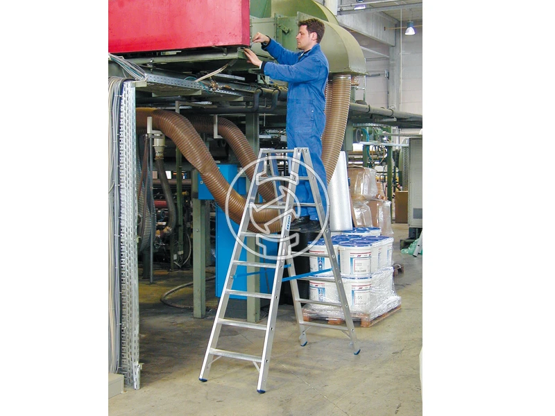 Krause két oldalon járható állólétra 2 x 8 fokos | 2,05 m | Alumínium