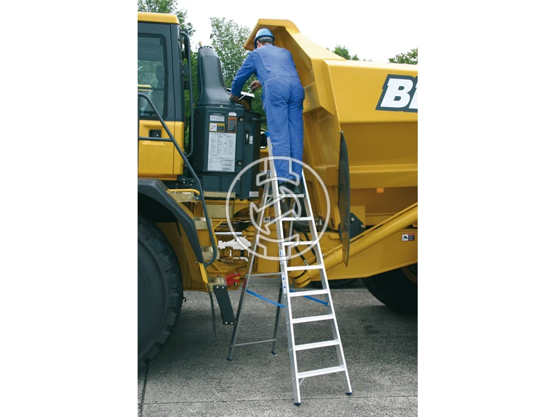 Krause egyoldalon járható dobogós létra 8 fokos | Dobogó magasság: 1,9 m | Alumínium