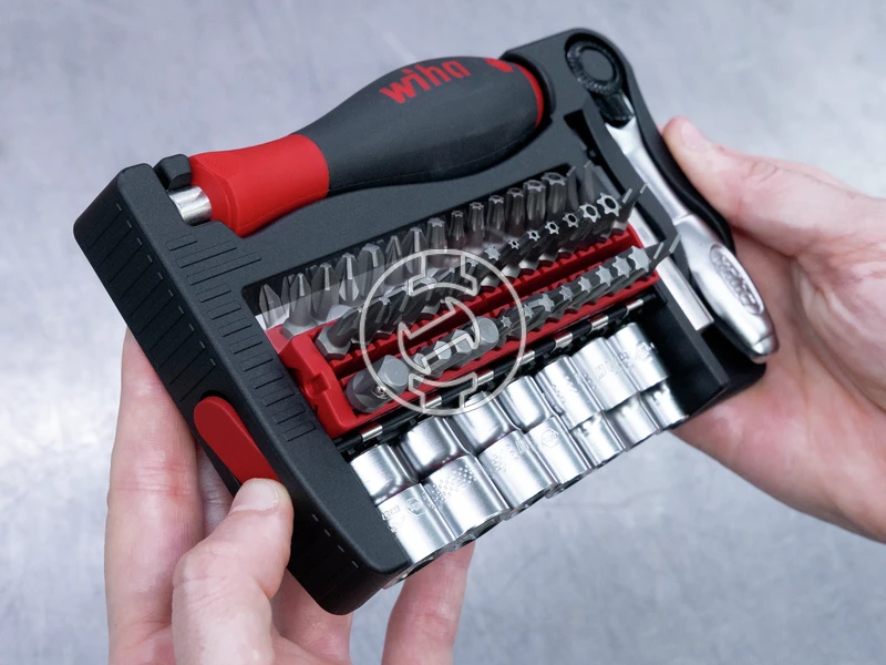 Wiha ProBuddy® Evo bit- és dugókulcskészlet vegyes, 40 db, 1/4 inch