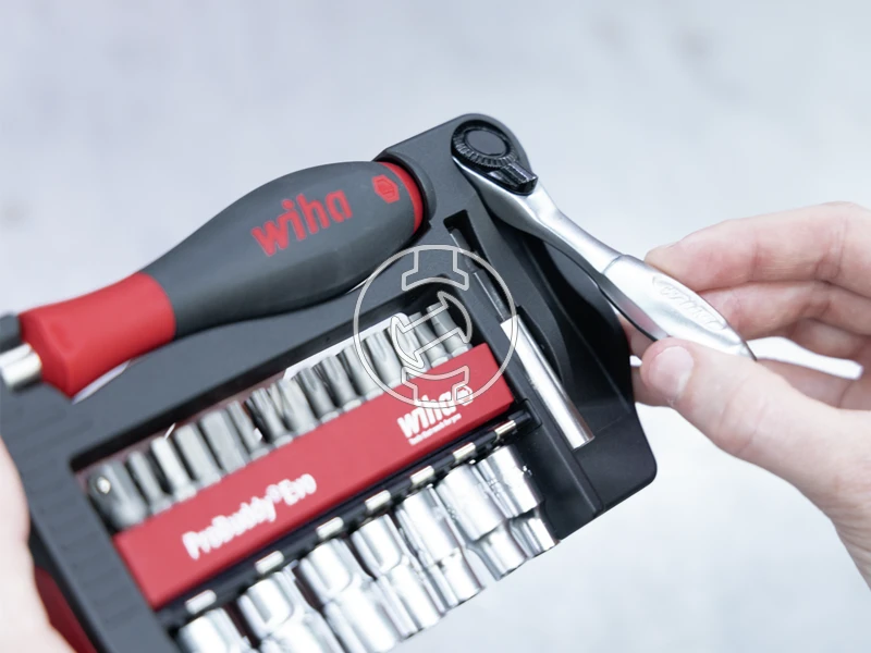 Wiha ProBuddy® Evo bit- és dugókulcskészlet vegyes, 40 db, 1/4 inch