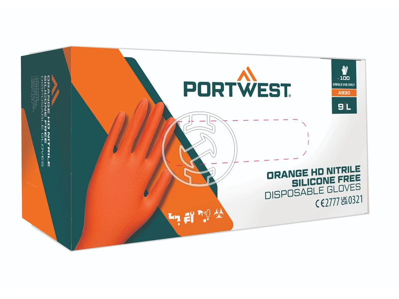 Portwest A930 védőkesztyű narancssárga