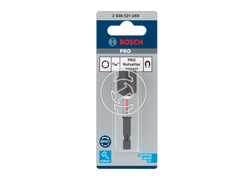 Bosch PRO Nutsetter Impact gépi dugókulcs 7/16 x 65 mm, 2 9/16 x 65 mm, 2 db