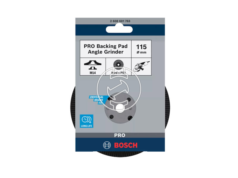 Bosch PRO Backing Pad Hard csiszolótányér sarokcsiszolóhoz 115 mm