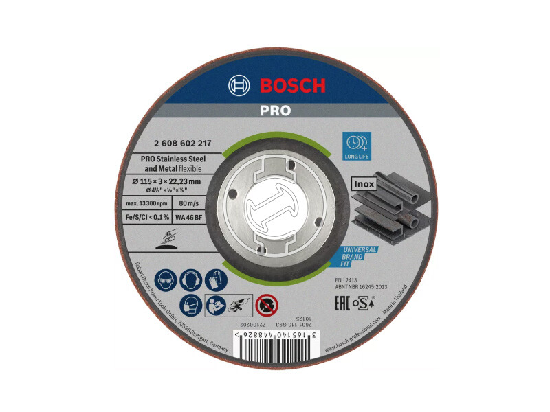 Bosch PRO Semi-Flexible csiszolótárcsa 115 x 3 x 22,23 mm