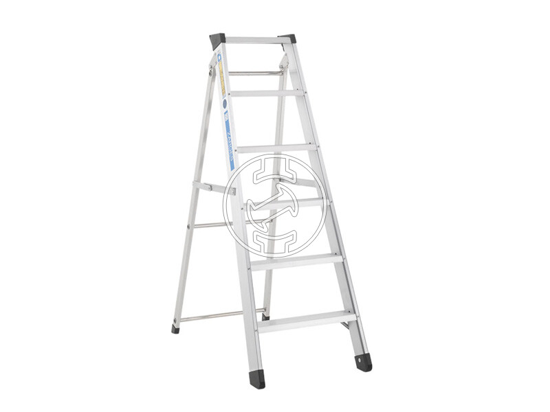 Zarges egyoldalon járható dobogós létra 8 fokos