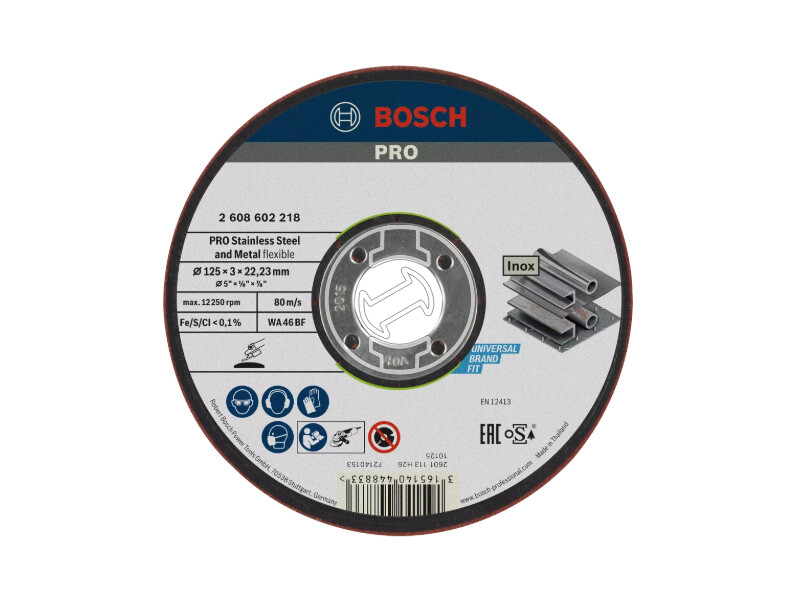 Bosch PRO Semi-Flexible csiszolótárcsa 125 x 3 x 22,23 mm