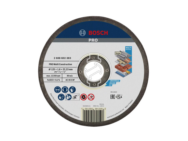 Bosch PRO Multi Material vágókorong 125 x 1,6 x 22,23 mm