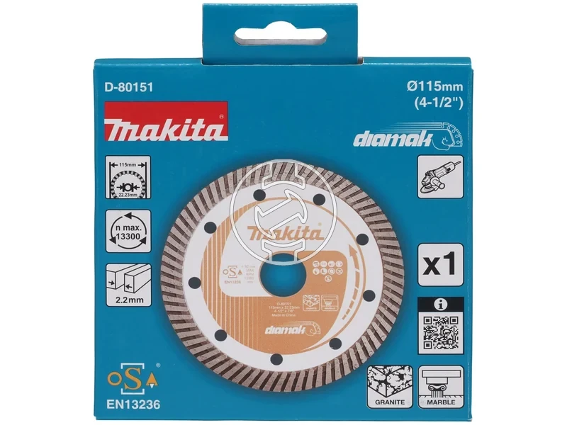 Kép: 115 mm gyemanttarcsa DIAMAK TURBO szegmens 10 mm.webp