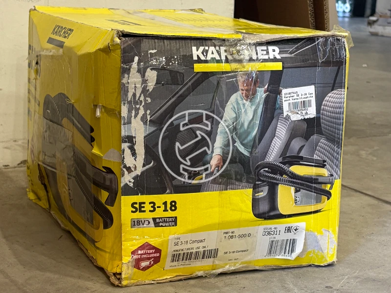 Karcher SE 3-18 Compact akkus porszívó 18 V | 1,7 l | L | Szénkefés | Akku és töltő nélkül