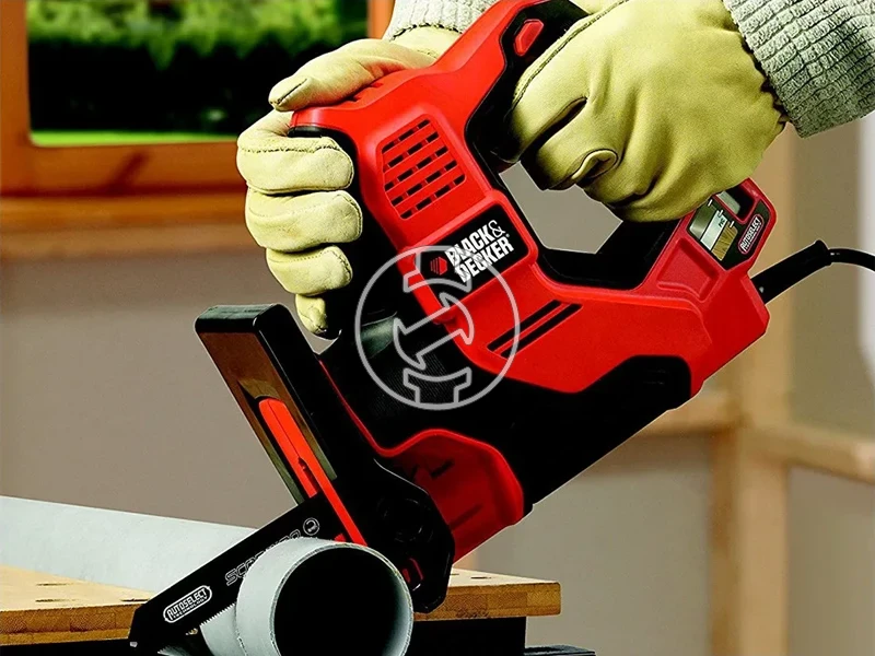 Black+Decker RS890K-QS elektromos orrfűrész Löket hossz: 23 mm | Löketszám: 0 - 27001/min | 500 W