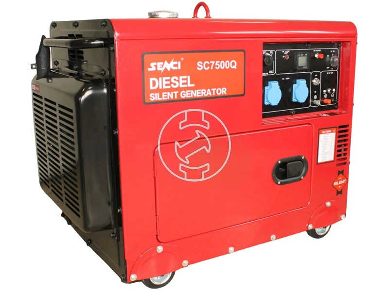 Senci SC-7500Q dízelmotoros egyfázisú aggregátor (újracsomagolt)