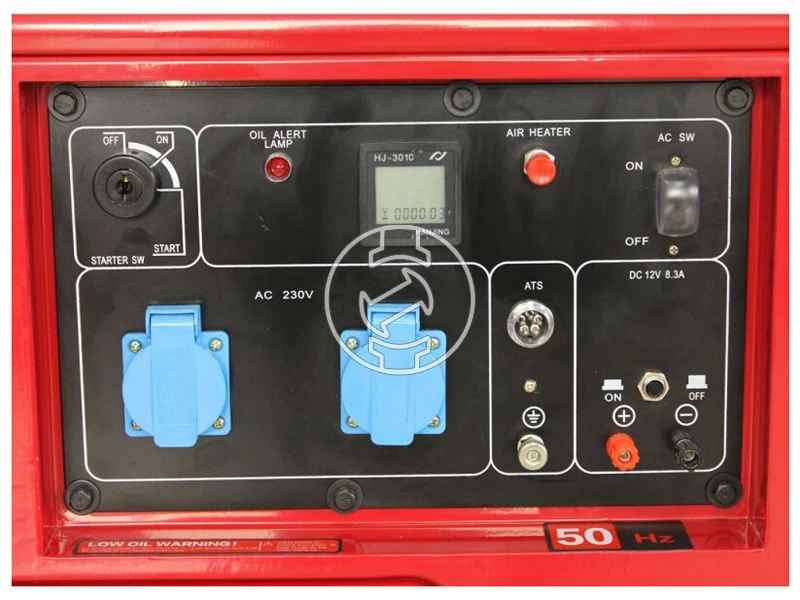 Senci SC-7500Q dízelmotoros egyfázisú aggregátor (újracsomagolt)