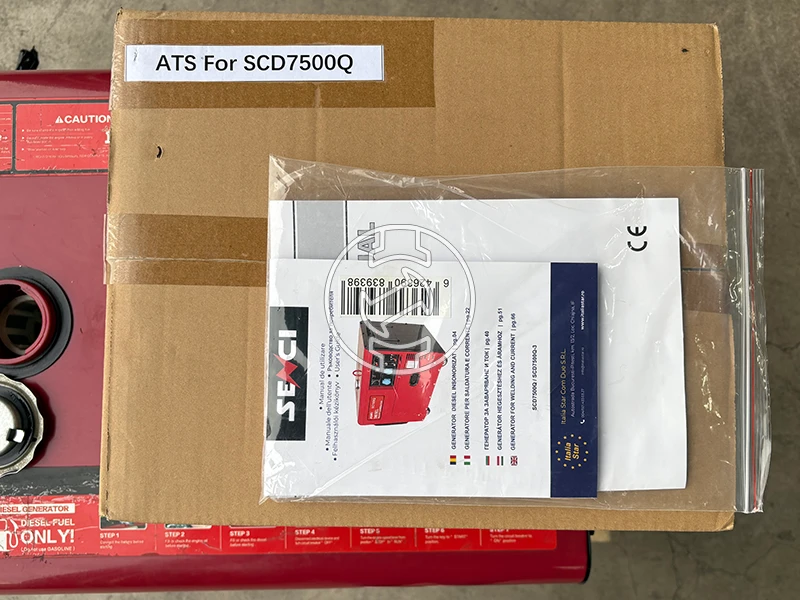 Senci SC-7500Q dízelmotoros egyfázisú aggregátor (újracsomagolt)