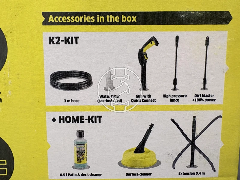 Karcher K2 CLASSIC H elektromos magasnyomású mosó (újracsomagolt)