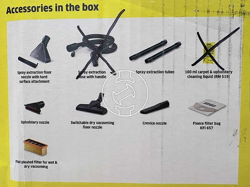 Karcher SE5 elektromos kárpittisztító (újracsomagolt)