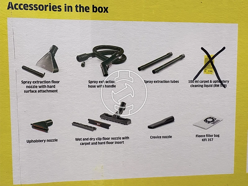 Karcher SE4 elektromos kárpittisztító (újracsomagolt)