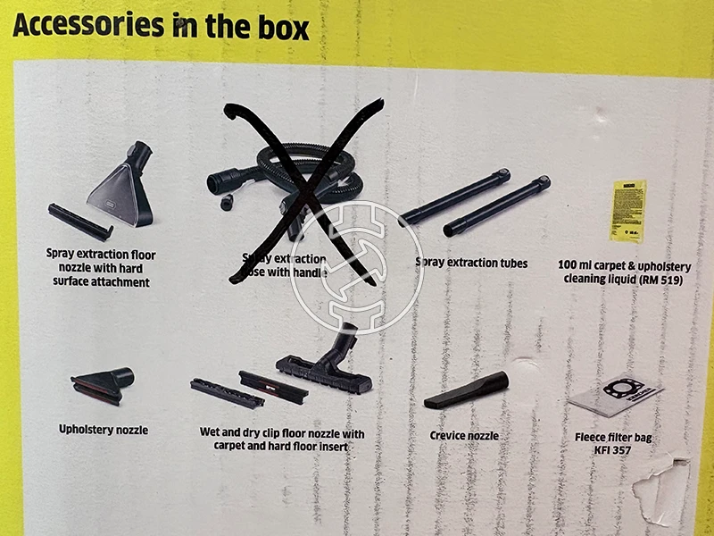 Karcher SE4 elektromos kárpittisztító (újracsomagolt)