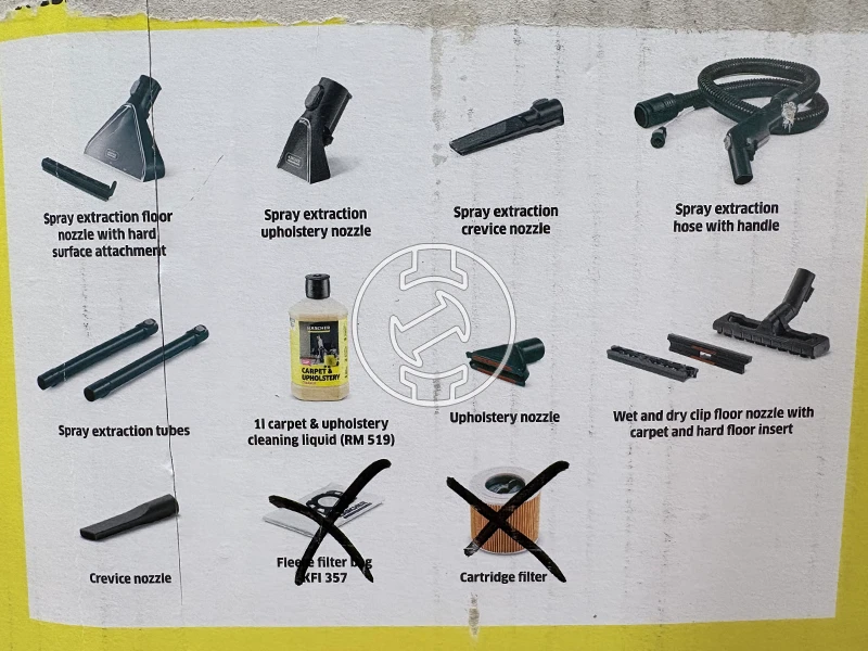 Karcher SE4 PLUS elektromos kárpittisztító (újracsomagolt)