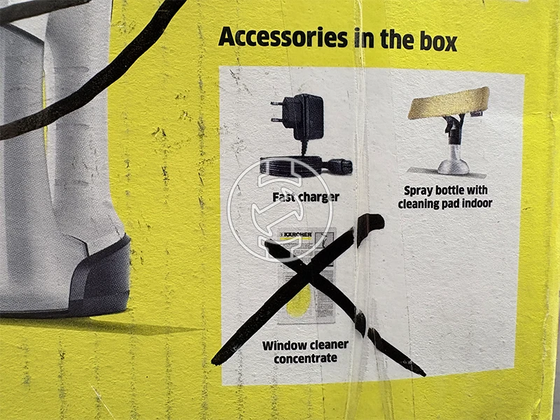 Karcher WV6 PLUS akkus ablaktisztító (újracsomagolt)