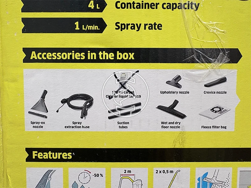 Karcher SE 4001 elektromos kárpittisztító (újracsomagolt)