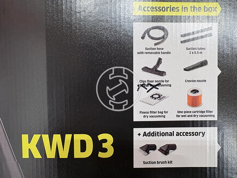 Karcher KWD 3 elektromos porszívó (újracsomagolt)