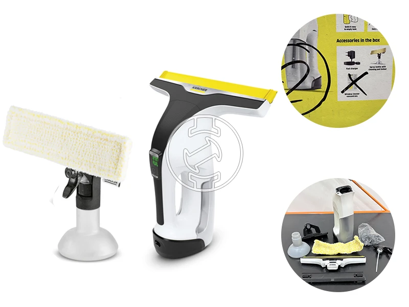 Karcher WV6 PLUS akkus ablaktisztító (újracsomagolt)